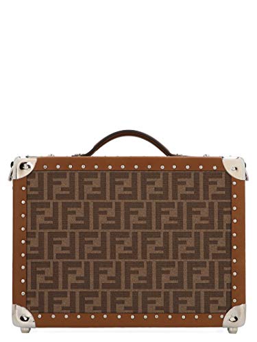 Preisvergleich Produktbild Fendi Luxury Fashion Herren 7VV134A8V3F18AT Braun Reisetasche / Herbst Winter 19