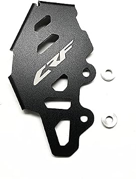 Rear Brake Master Cylinder Guard Protector Compatible with Honda CRF 300L / Rally 2021-2024 Black