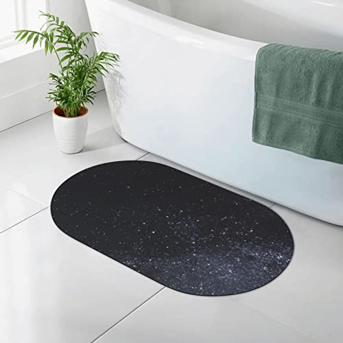 CARRDKDK Tappeto da bagno con stelle orientali e stelle orientali, in diatomacea, antiscivolo, adatto sotto la porta, tappetino da bagno per doccia, vasca da bagno, doccia e lavandino (50 x 80 cm)