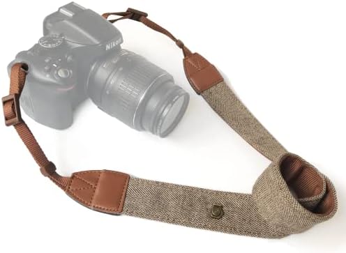 Camera Strap Neck, Adjustable Vintage Soft Camera Straps Shoulder Belt for Women /Men,Camera Strap for Nikon / Canon / Sony / Olympus / Samsung / Pentax ETC DSLR / SLR
