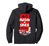 Photo Gallery sushi & sake friday all you can eat & drink banner graphic felpa con cappuccio Photo Gallery sushi & sake friday all you can eat & drink banner graphic felpa con cappuccio