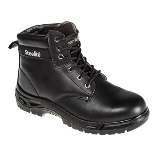 Sekureco Stiefel S3 Stahlsohle Anti-Perforation FW03, Schwarz , 47 EU
