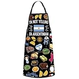 G2TUP Argentina Aprons With Pocket Argentinan Flag Apron Buenos Aires Sun Gifts Argentinian Kitchen Apron (Argentina)