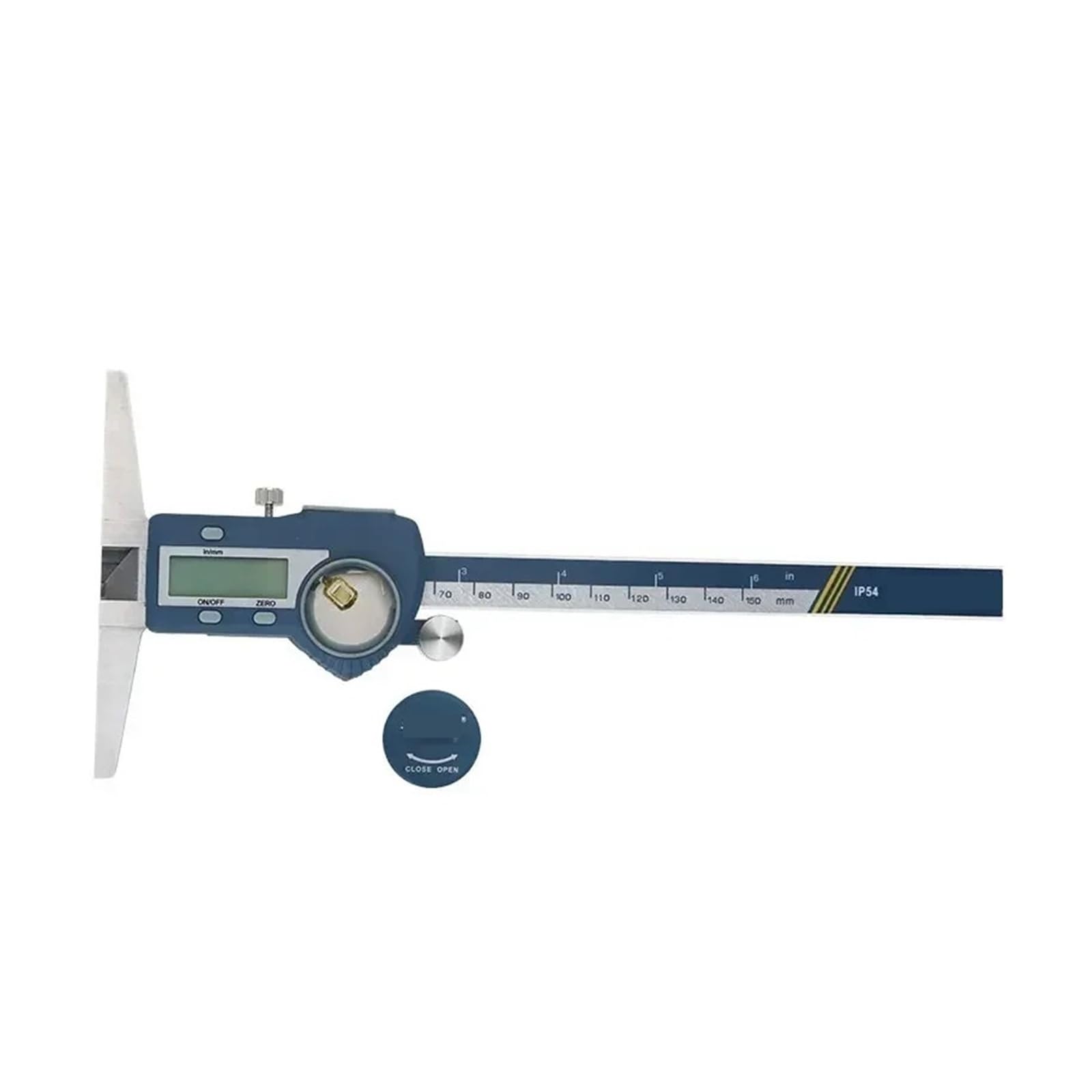 Mikrometer-Set, Tiefenmessschieber-Mikrometer 150/200/300 mm Digitaler Messschieber Edelstahl Elektrischer digitaler Tiefenmesser für Heimwerker/Haushalt(0-200mm)