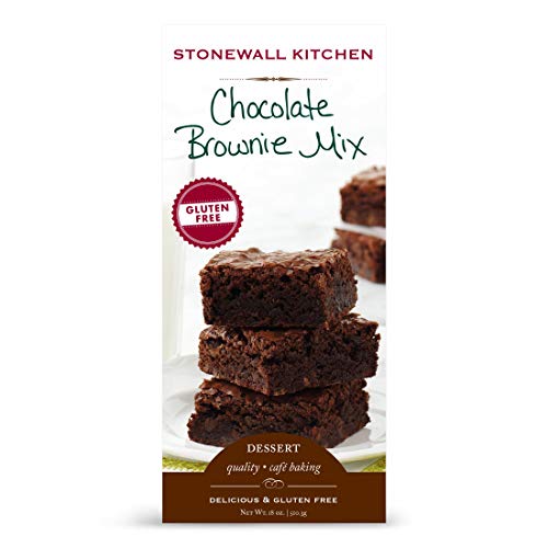 Stonewall Kitchen Gluten Free Gourmet Sweets Mix Bundle - Includes One 18 Ounce Box Each Of Stonewall Kitchen Gluten Free Chocolate Brownie Mix And Cinnamon Sugar Doughnut Mix #TOP1
