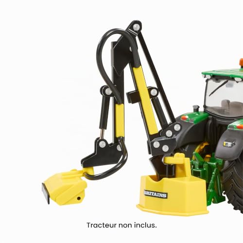Coupe-Haies Britains | Modèle d'Outil Agricole pour Tracteurs Britains avec Tête de Tondeuse et Bras Articulé | Jouet de Ferme pour Enfants de 3 Ans et Plus – vue 5