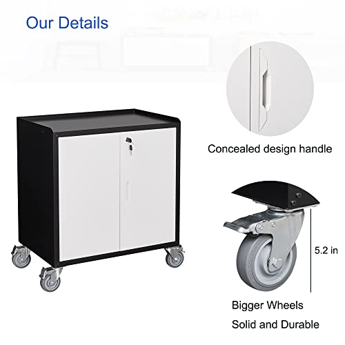 Cbntki Rolling Tool Chest,Rolling Cabinet Garage Storage,Service Tool Cart Storage,Tool Storage Cabinet (Door-2) #TOP5