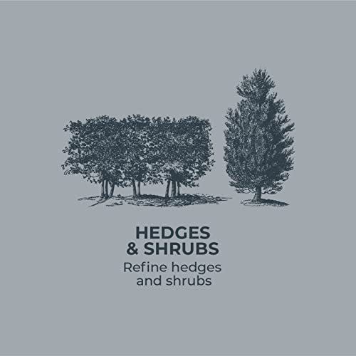 Woodland Tools Co. Heavy Duty 23" Leveraction Hedge Shear, Gardening Hedge Clippers, Shrub Cutter, Plant Shears, Pruning Trimmer, Bush Shaper (20-4002-100) #TOP6