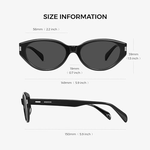 Image of Vintage Polarized Cat-Eye Sunglasses for Women UV Protection, Exclusive Eyewear Brand of EssilorLuxottica