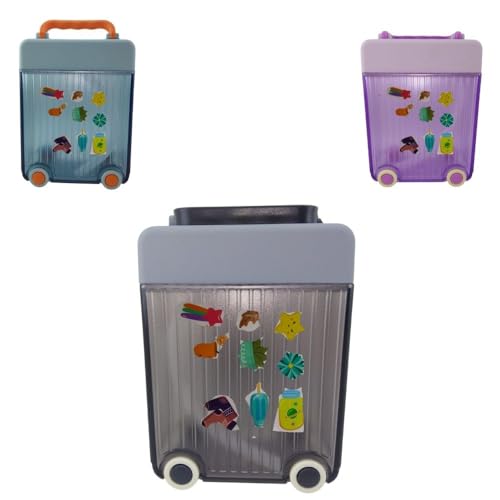 Garrafa Água Squeeze Infantil Mala De Viagem Adesivos 450ml (Fumê)