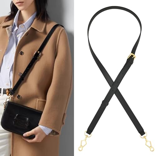 Image of Leather Purse Strap Replacement Crossbody Handbag Long Adjustable