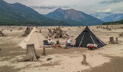 Carpa piramidal DOD para camping 4 personas miniatura 4