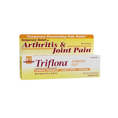 Nature's Way Boericke and Tafel Triflora Arthritis Topical Gel, Relief for Arthritis, Tendinitis, Joint Pain, and Stiffness*, 2.75 Ounce
