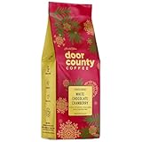 Door County Coffee White Chocolate Cranberry Flavored Coffee Whole Bean - 8oz...