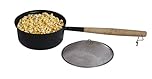 Gardeco COOK-POPCORNPAN Pop Corn Making Pan, Black, 67 x 26 x 18.5 cm