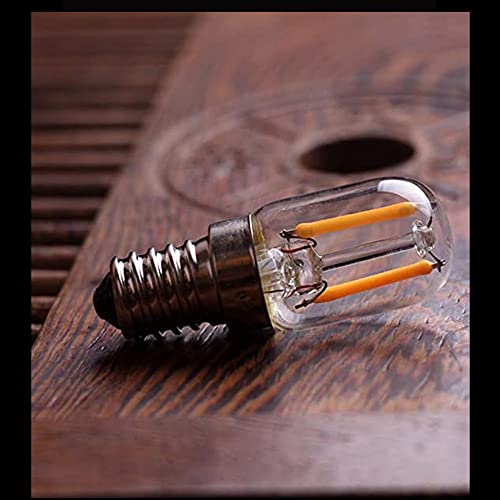 T20 1W Dimbare Edison Led-lampen Buisvormige Led Gloeilamp Helder Glas 2200K Koelkast Opknoping Mini Lampen - Afbeelding 4