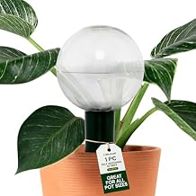 Blumat Clear Globes Single Pack - Automatic Watering Stake with a Beautiful Look