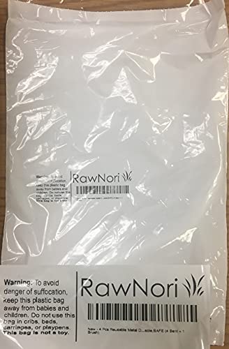 4 Pcs Reusable Metal Drinking Straws 8.5 Inch Stainless Steel Straw 6Mm Diameter Wide -Compatible With 20Oz Yeti Tumblers Eco-Friendly Washable Non-Plastic Or Glass - Unbreakable #TOP6