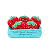 Emotional support strawberries by relatable cuddly easter stuffed animals squishy toys perfect easter basket stuffers essentials includes 5 plushies with carrying basket  urban country home decor