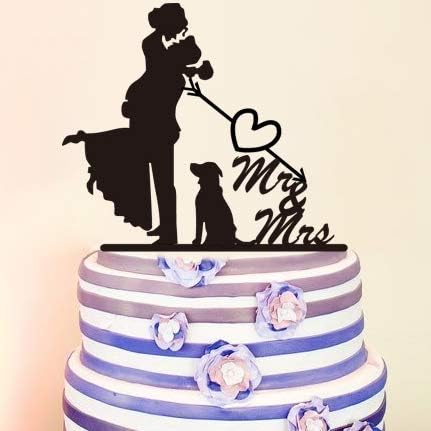 Amazon Adonis554dan Love With Heart Mr Mrs Bride 花婿 ウェディング ケーキトッパー マリーエイジ アクリル ウェディング デコレーション ユニーク サイン インテリア オンライン通販