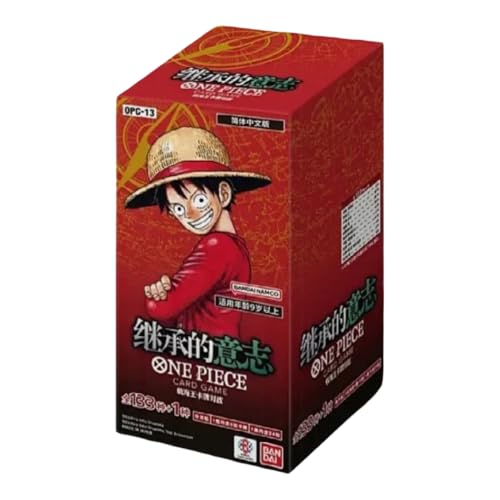 One Piece Trading Cards | OPC-13 | Carrying on His Will | Booster Box | Simplified Chinese | For Collectors Aged 15+ Years