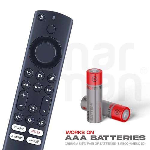 Image of marman Compatible with Croma Tv Remote Control Original Model EL7365 EL7366 EL7367 EL7368 Suitable for Smart 4K LED Full HD Ultra HD Fire Tv OS Android Television Without Voice Command