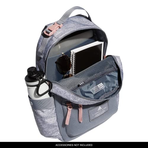 Adidas Women's Vfa 4 Backpack, Grey/Jersey Grey/Wonder Mauve Pink, One Size #TOP2