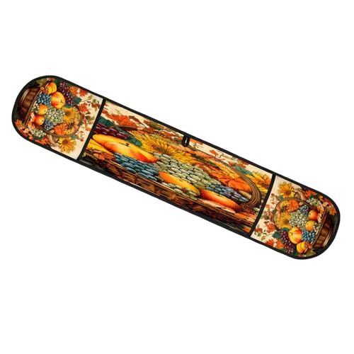 Fruit Basket Apples Grapes Sunflowers Double Mitt Oven Glove Heat Resistant Microwave Glove Extra Long Potholder Kitchen Oven Mittsfor Cooking Baking and Serving