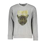 Roberto Cavalli Hombre Sudadera sin Capucha QXT66B CF062 Grey