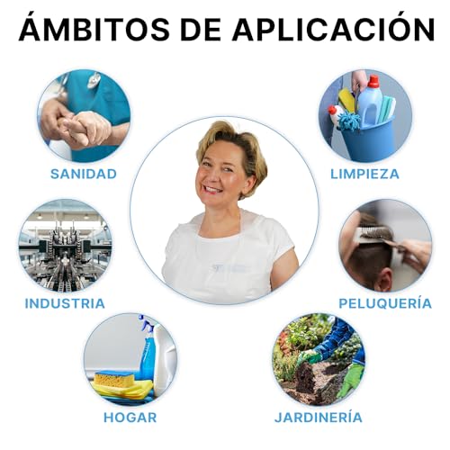 Delantal de plastico PE desechable contra manchas de grasa en el taller 5
