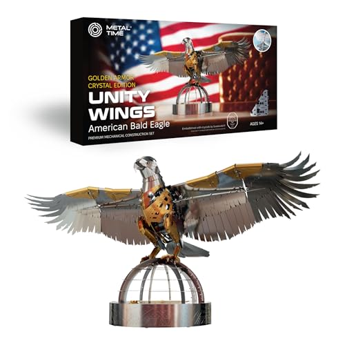 Aigle mécanique en kit de collection METAL-TIME, cadeau prestige pour adulte
