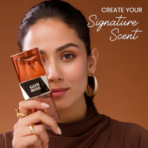 Image of Cafe Noir Long-Lasting Extrait De Parfum I Dual-Chamber with 2 scents I Premium Fragrance with Warm Coffee-inspired Gourmand Notes I Unisex EDP from France I Gift for Man & Woman, 50ml
