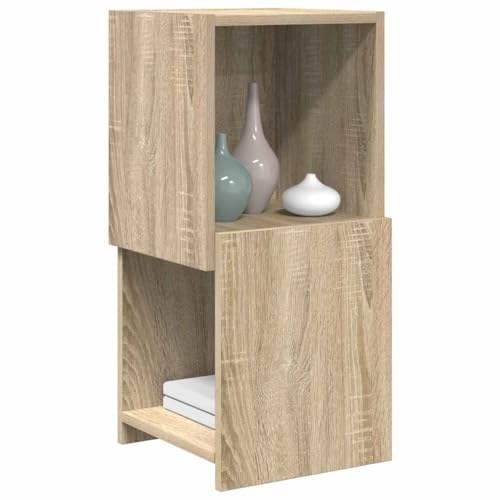 Estantería de pie de madera para decorar rincones del salón 4