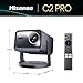 Hisense C2 Pro, Triple Laser Smart Portable Projector, 4K UHD, 2,600 Lumens, 65” – 300”, Dolby Vision, IMAX Enhanced, Sound by JBL, VIDAA OS, Netflix Included, Optical Zoom, Auto Keystone Correction