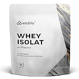 edubily nutrition® Whey Protein Isolat • Laktosefrei • Sehr gut lösliches Eiweißpulver ohne Kohlenhydrate & Zucker • Aus irischer Weidehaltung • 750 g (Neutral)…