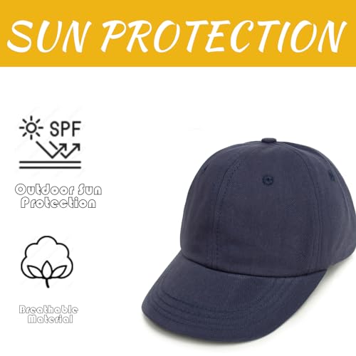 2 Packs Toddler Boys Girls Baseball Summer Hat Kids Baseball Cap Baby Sun Hat Cotton 0-10T2