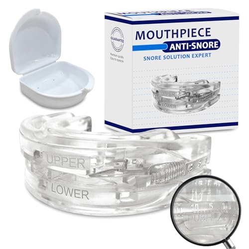 Anti Snoring Devices, Anti Snoring Mouth Guard Device, Adjustable AntiSnoring DeviceMouth Guard, AntiSnore MouthGuard, Stop Snore Aids for Women Men, Snore Solutions