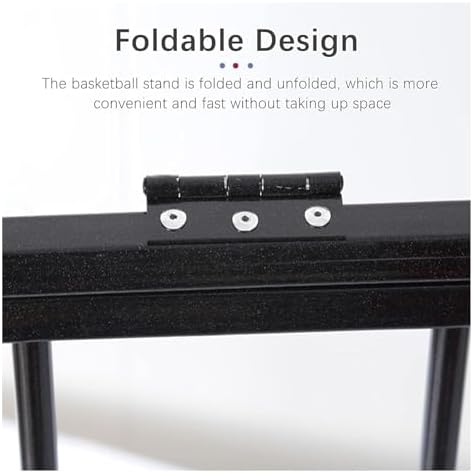 Heavy Duty Rolling Sports Ball Storage Cart - Collapsible Basketball, Football, Volleyball Equipment Rack - Stackable Stainless Steel Ball Cage for Easy Organization