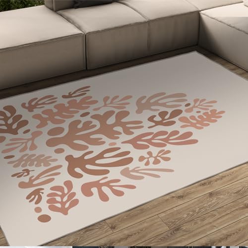 Tapis Matisse algues 160x230cm grand format lavable pour salon - 2