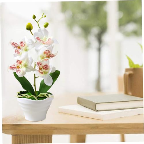 Orchidées artificielles en pot pour décoration de table de mariage