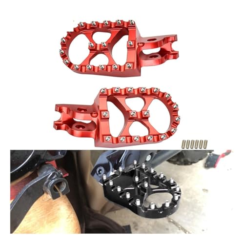 Pédales Moto Aluminium CNC de Précision pour Finition Machine MX CRF - 2