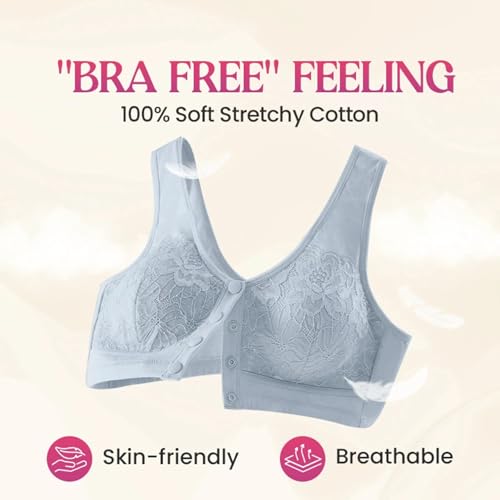 Posy Bra, Comfortable Front Button Wireless Shaping Bra, Front Closure Bras for Older Women4