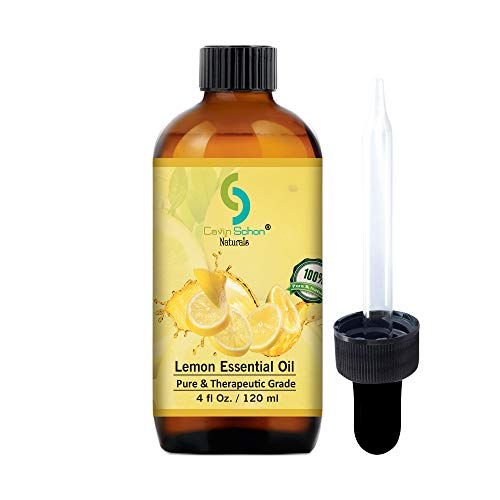 Essential Oil - 100% Pure, Natural, Premium, Therapeutic & Pharmaceutical Grade, Satisfaction Guarantee (4 fl. Oz Lemon Essential Oil)