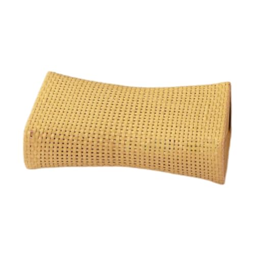 MYCENSE Sauna Headrest Pillow Sauna Backrest Imitation Rattan Relaxation Ergonomic Neck Support Neck Rest for SPA Bathroom Women Men, S