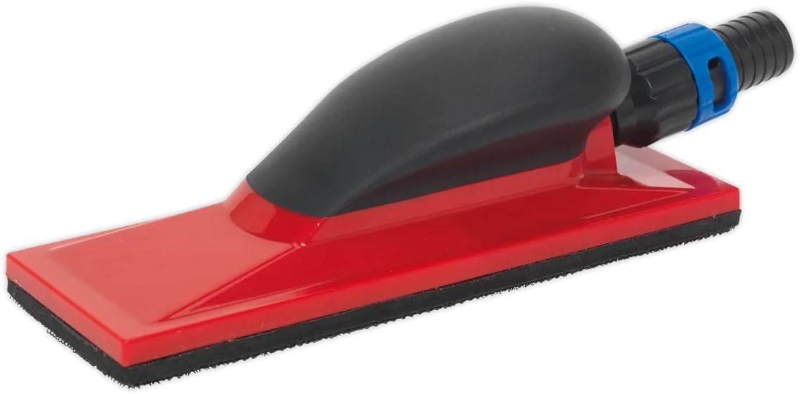 Sealey RE4012 70 x 198mm Dust-Free Sanding Block, Red