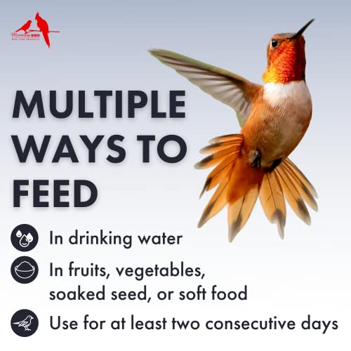 Morning Bird Probiotics, Live Microbial Food Supplement For Young And Adult Birds, Enhances The Natural Intestinal Microbe Balance, 1 Oz #TOP4