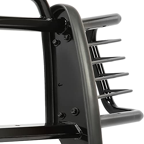 Kuafu Grille Guard Front Bumper Brush Guard Compatible With 2002-2009 Chevy Chevrolet Trailblazer Ext Powder Coated Black Steel #TOP5