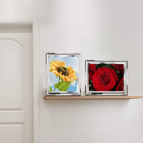 8X10 Picture Frames Set Of 4 Tabletop Display Home Decor Multi Glass Frames #TOP3