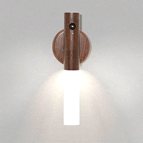 FR.Tooc Motion Sensor Night Light, Motion Activated Night Light,Wall Lights Battery Operated,Rechargeable Wall Lights,Wireless Wall Light,Suitable for Corridors, Stairs, Bedrooms