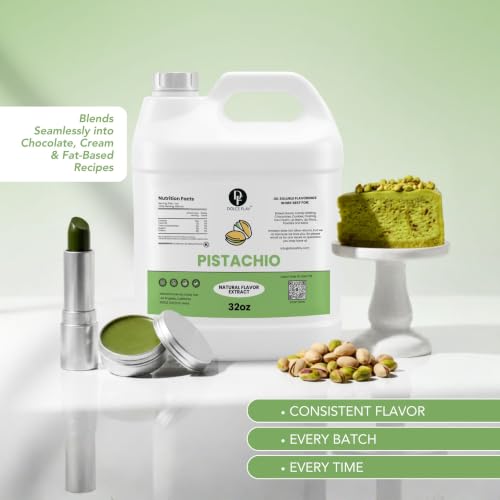 Image of Dolce Flav Natural Pistachio Flavoring Concentrate | Water Soluble | 32 Fl Oz